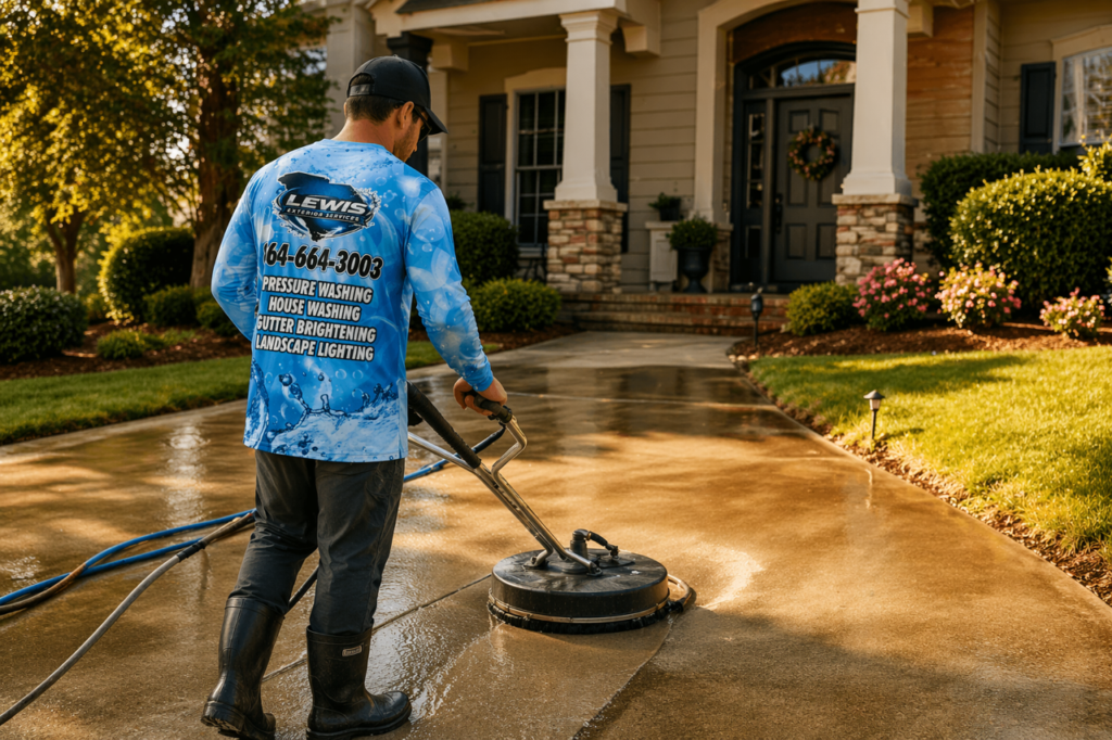 pressure washing